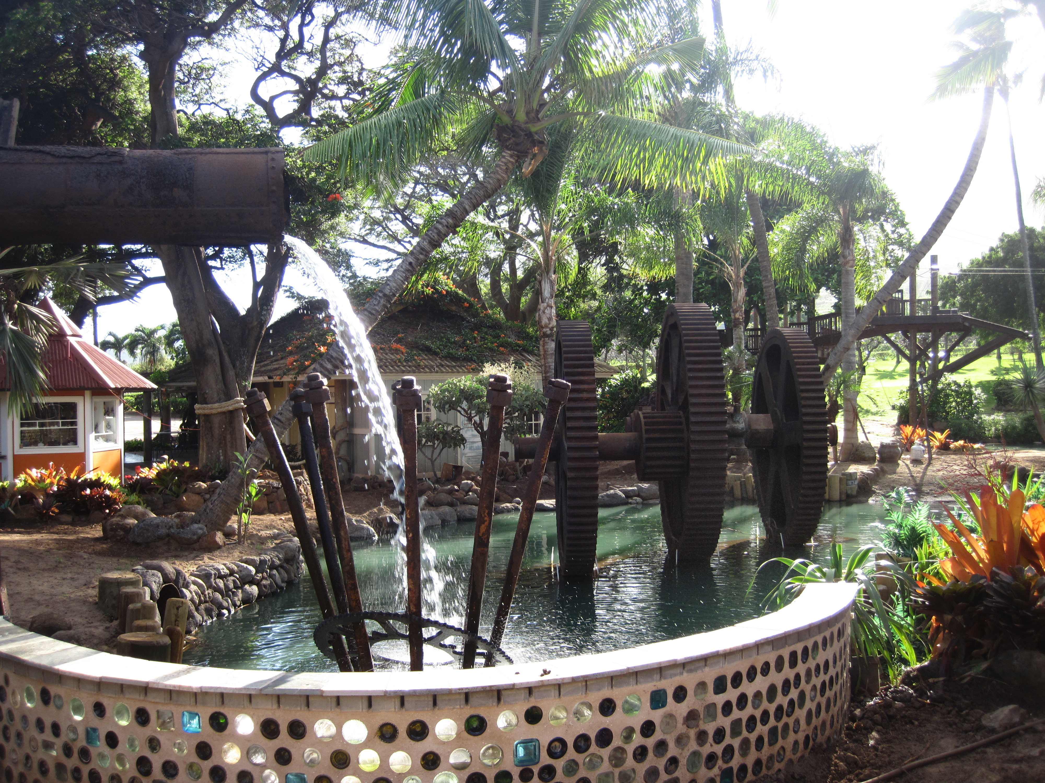 sculpture in fountain