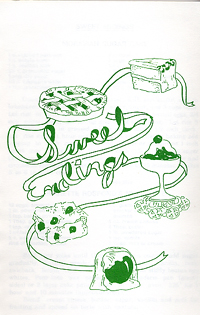 cook book page sweet things