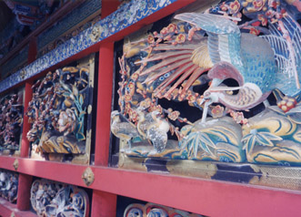 Nikko Toshogu shrine carving